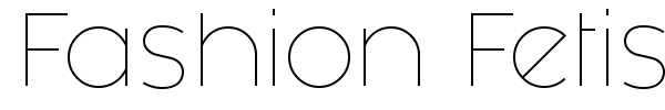 Fashion Fetish font preview